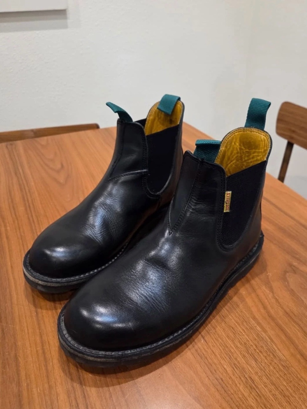 Jim Green Stockman  Chelsea boots - Black - Size 12 Wide